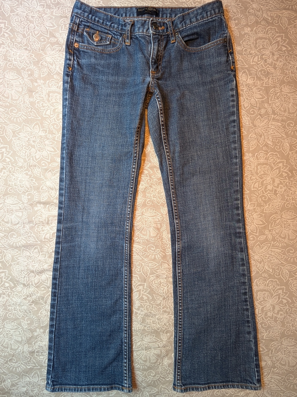Banana Republic Factory Bootcut Jeans Medium Blue Petite